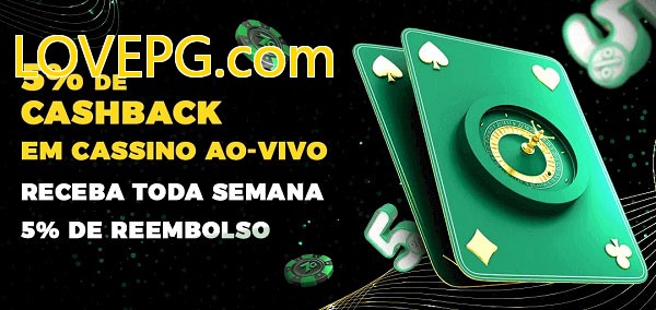 Promoções do cassino ao Vivo LOVEPG.com